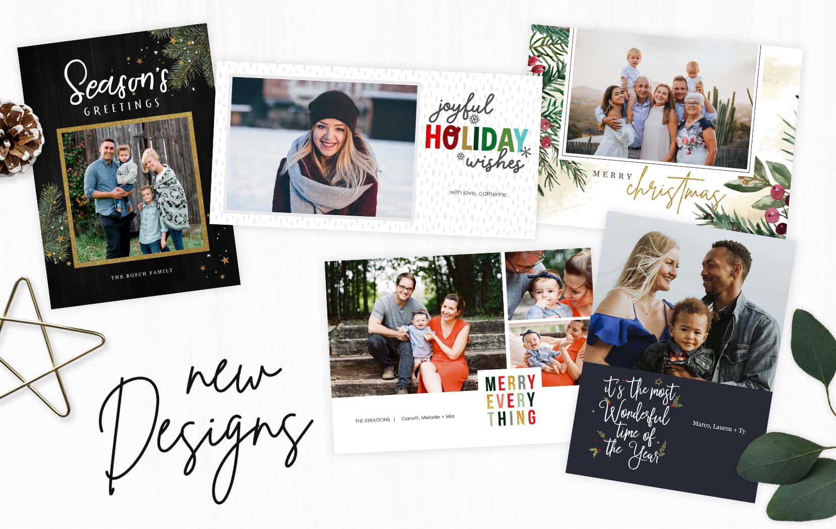 Holiday Press Print Greeting Cards New Designs