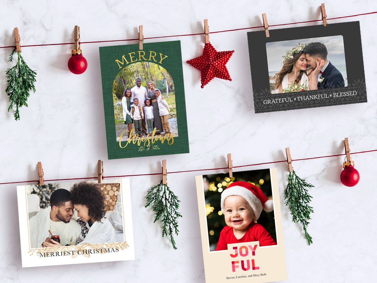 Sampling of the 2023 holiday cards.